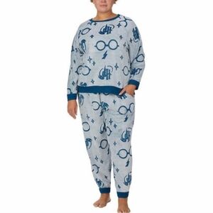 Wizarding World Harry Potter Blue Pajama Set, Women's Large. New Plush
